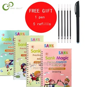 4in1 Sank Magic Practice Copy Books For Pre-schoolers
