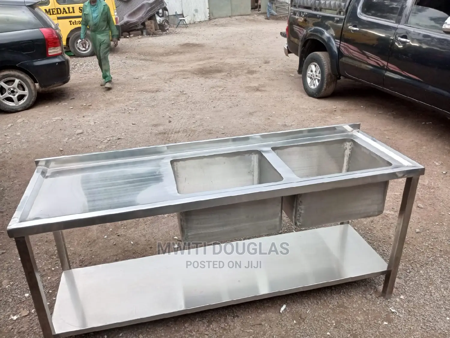 Heavy Gauge Double Sink Bowl