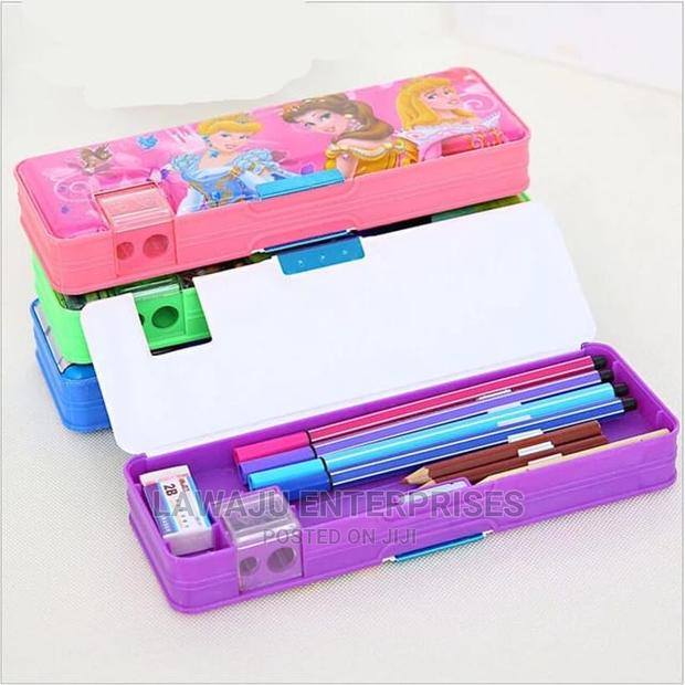 Cute Pencil Pouch With Sharpeners Rubber Pencil Slots - thumbnail 2