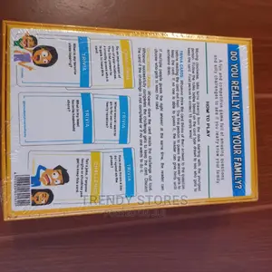 Do You Really Know Your Family? Family Fun Card Game