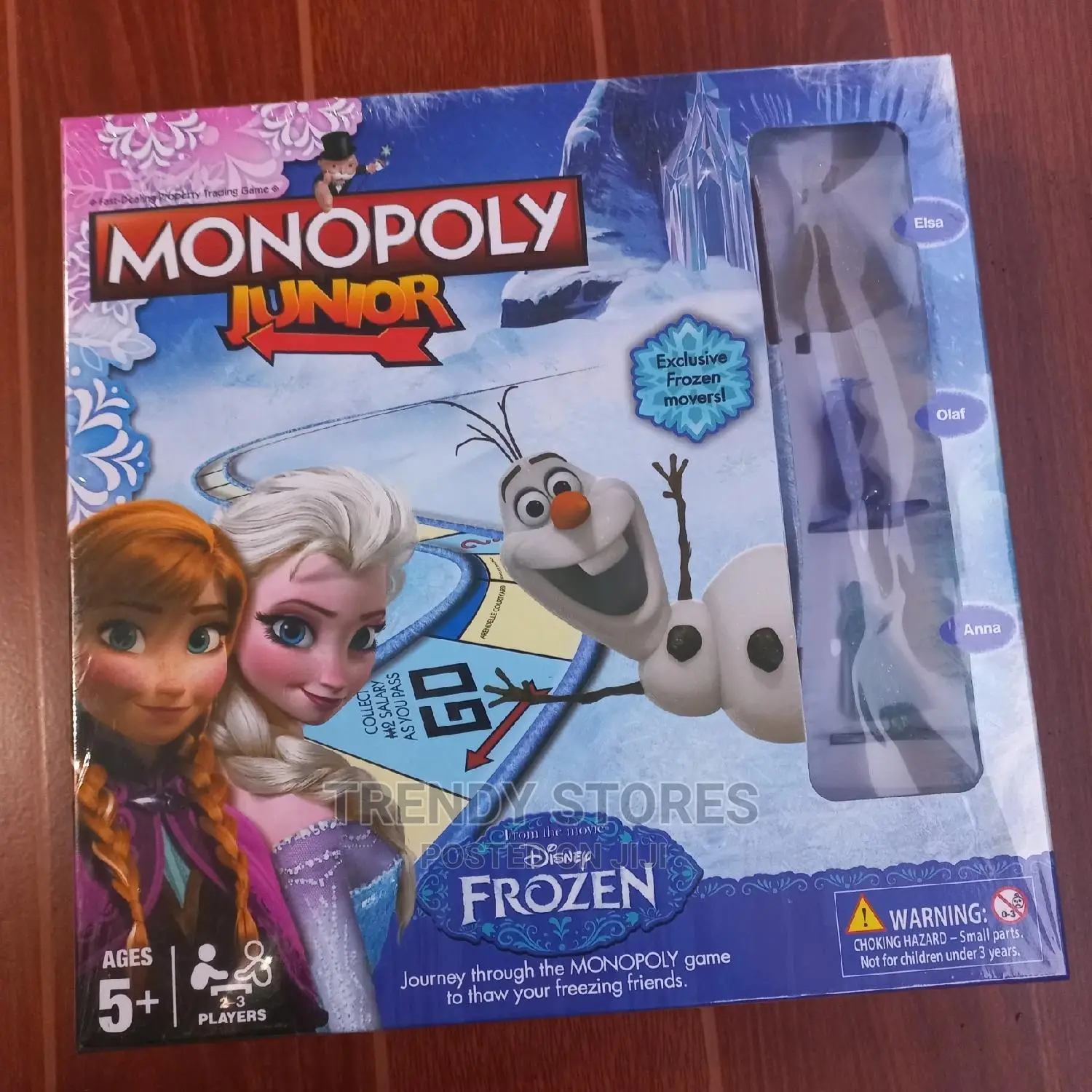 Monopoly Junior Disney Frozen Edition Board Game With Elsa