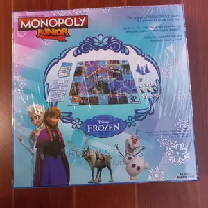 Monopoly Junior Disney Frozen Edition Board Game With Elsa