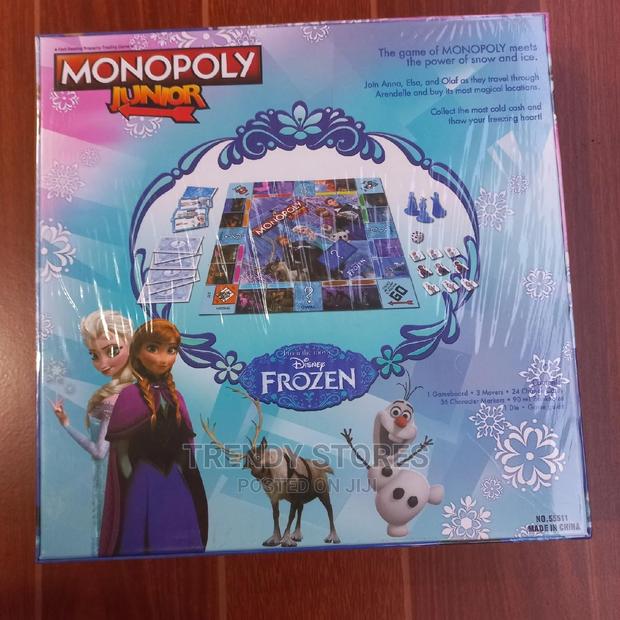 Monopoly Junior Disney Frozen Edition Board Game With Elsa - thumbnail 2