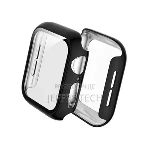 Apple Watch Series 5 4 40mm Plating Glass Case(Black)