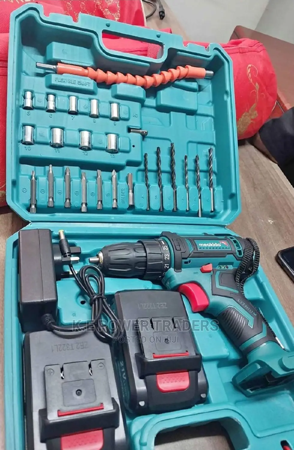 New Tech Cordless Drill Set With Bits