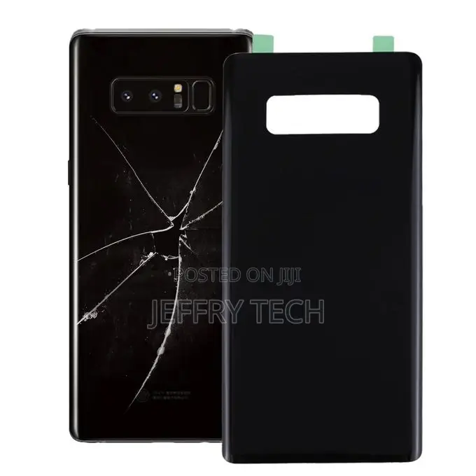 Battery Back Cover With Adhesive for Galaxy Note 8 (Black)