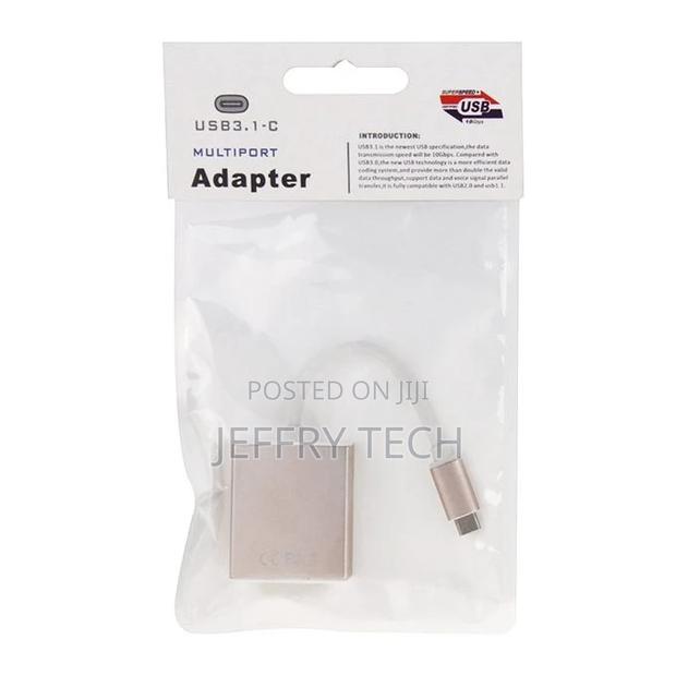 Generic 10cm USB-C / Type-C 3.1 to HDMI Adapter Cable(Gold) - thumbnail 3