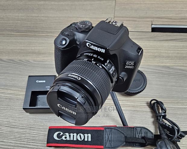 Canon EOS 2000D DSLR Camera With 18-55mm Lens (Black)