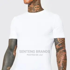 White Round Neck Tshirts