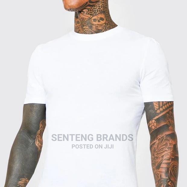 White Round Neck Tshirts