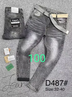 Legit Top Quality Men's Fashion Slim Fit Designer Jeans