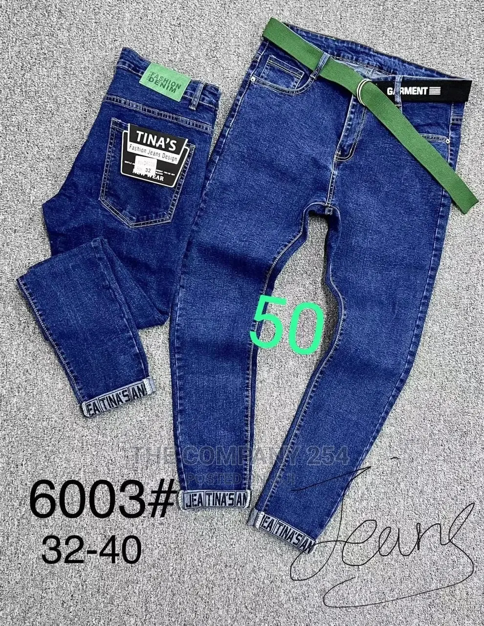 Legit Top Quality Men's Fashion Slim Fit Designer Jeans