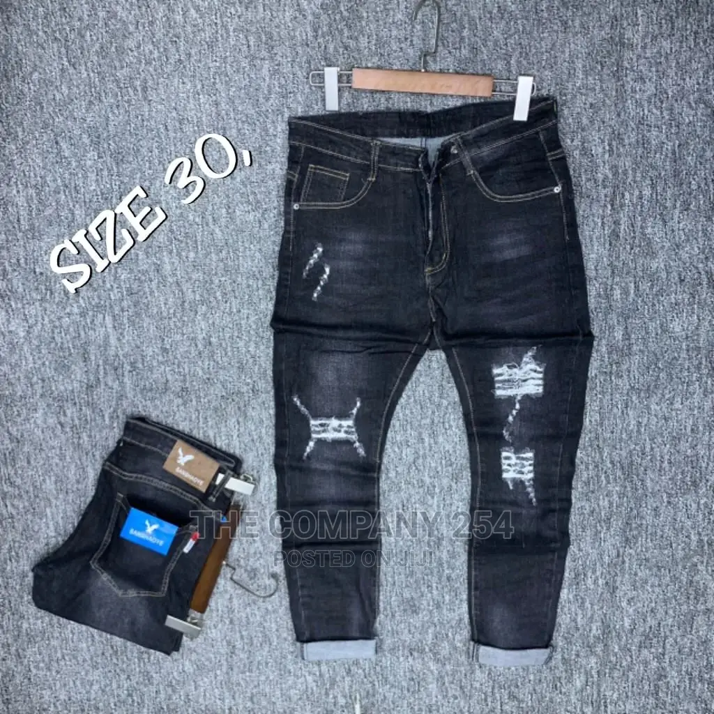 Legit Top Quality Men's Fashion Slim Fit Designer Jeans