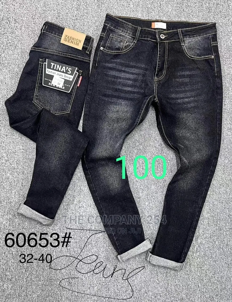 Legit Top Quality Men's Fashion Slim Fit Designer Jeans