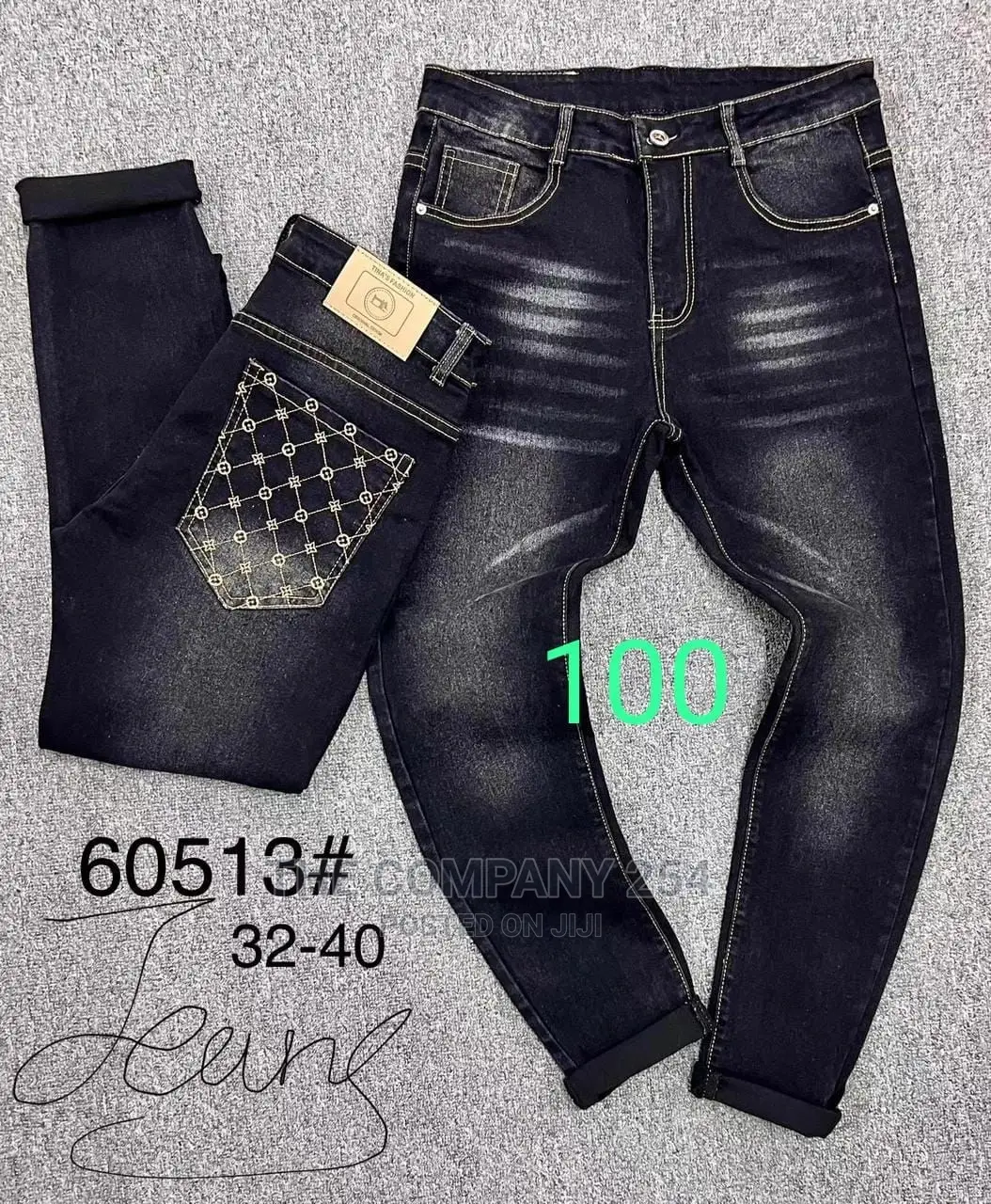 Legit Top Quality Men's Fashion Slim Fit Designer Jeans