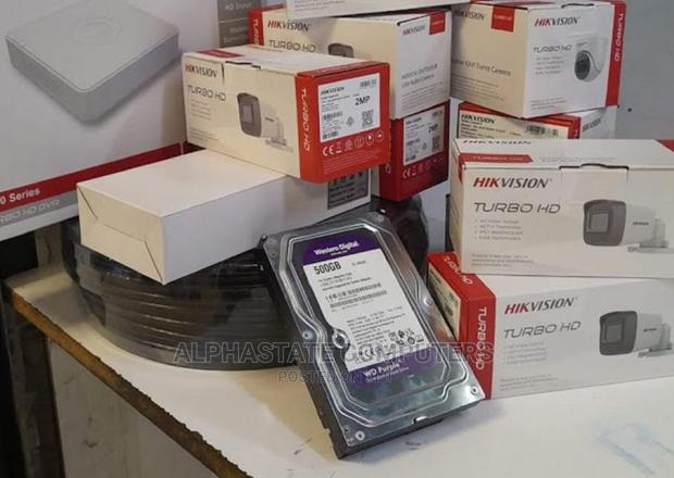 4 Four Hikvision CCTV Camera Full Installation Kit-_ - main view