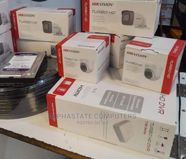 Hikvision Full HD 4 CCTV Camera 4ch Full HD DVR Kit].