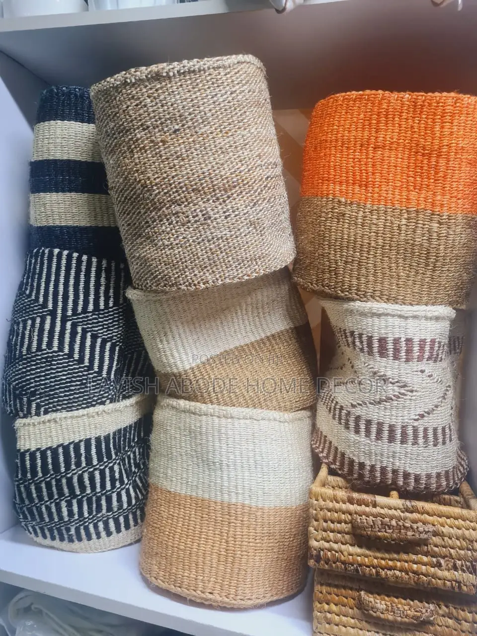 Hand Wooven African Kiondo Basket Size 10