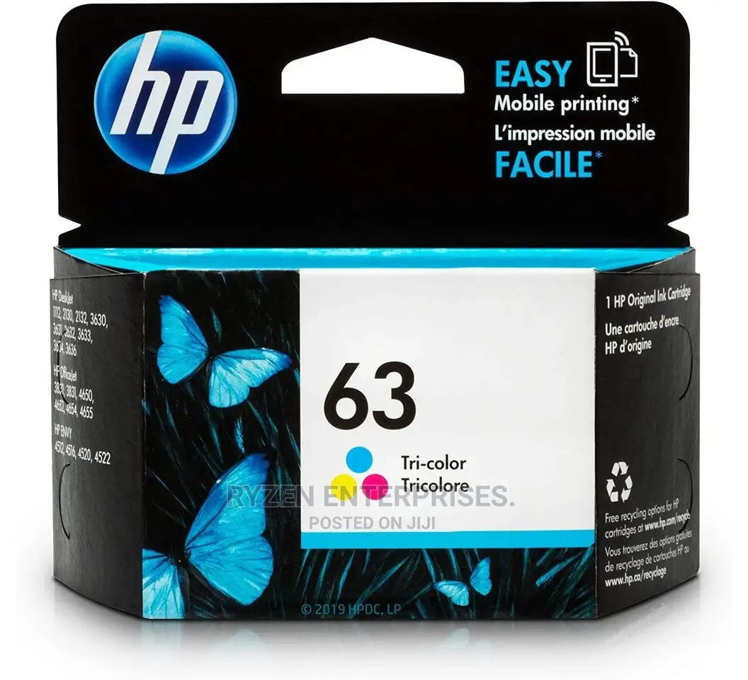 HP 63 Colour Original Ink Cartridge
