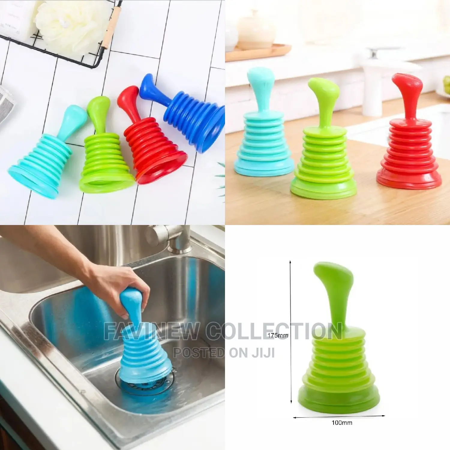 Silicone Sink Unblocker/ Plunger