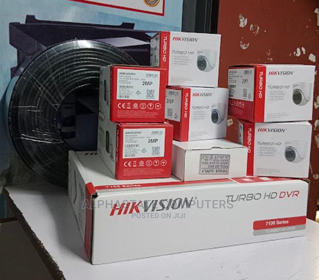 .Hikvision .4 CCTV Set Camera CCTV Installation Kit