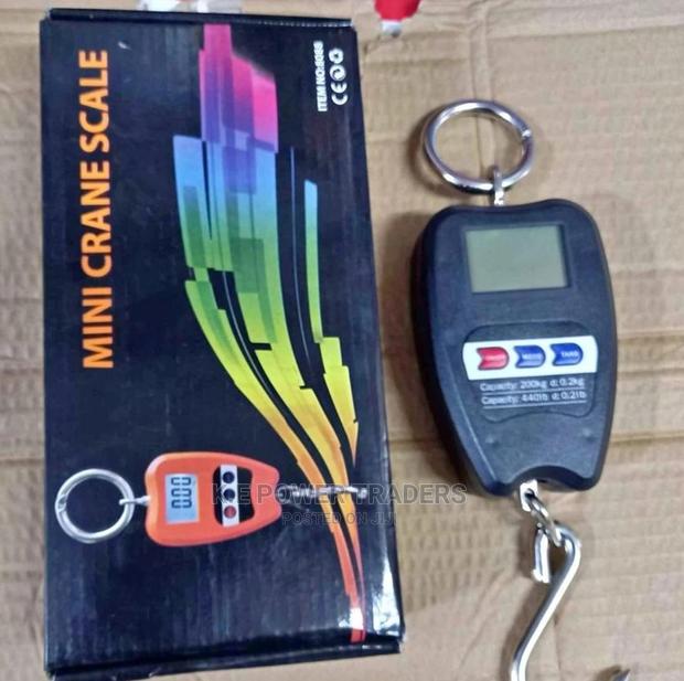 Orange Mini Crane Scale 200kg Capacity Digital - main view