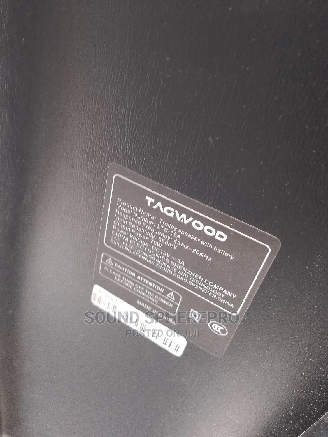 Tagwood 15inch Powerd Speaker