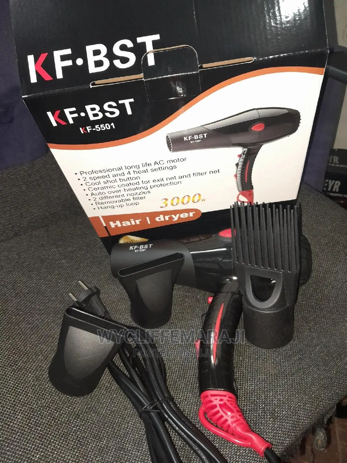 3000w Powerful Commercial Blow Dryer