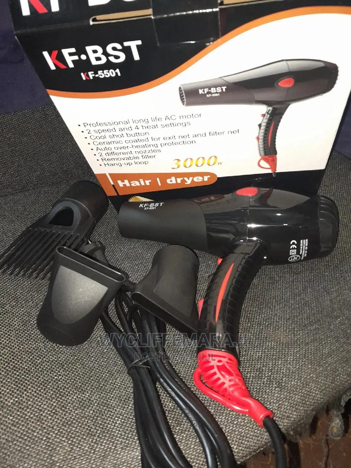 3000w Powerful Commercial Blow Dryer