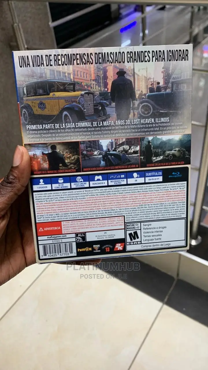 Mafia Definitive Edition Ps4