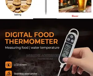 BBQ Digital Meat Electronic Probe Thermometer Cooking Food