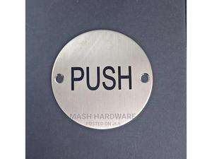 Stainless Steel Round Push Plate - thumbnail 2