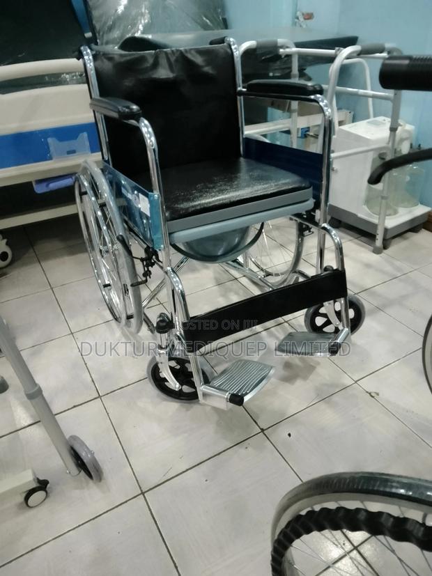 Standard Commode Wheelchair - main view