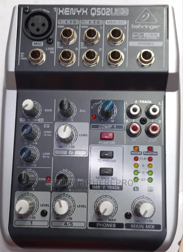 Behringer Xenyx Q502USB Mixer - thumbnail 3
