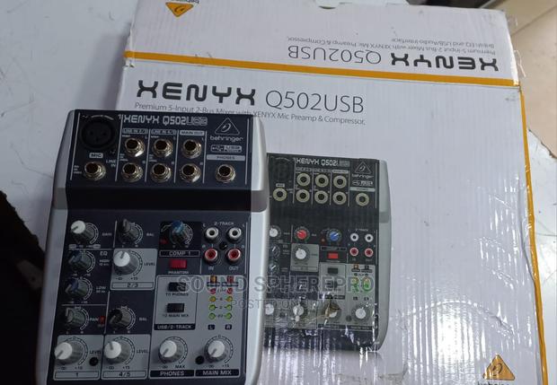 Behringer Xenyx Q502USB Mixer - main view