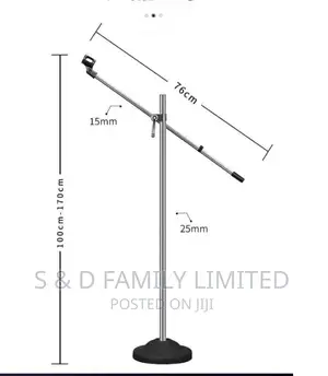 Universal Microphone Stand , Heavy Iron Bass Stand