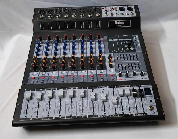 Decibel DE 8 Channels Powered Mixer - main view