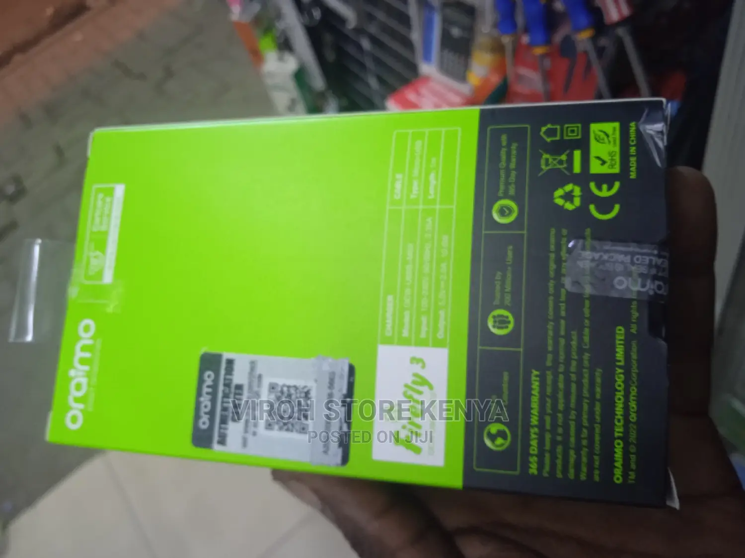 Genuine Oraimo Charger Smartphone Charger Anifast Firefly3