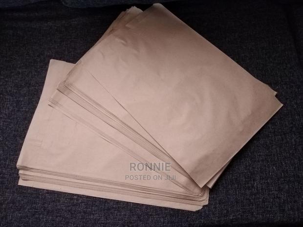 100pcs Big Brown Khaki Bags 26cm X 39 Cm (10inch X 15inch)