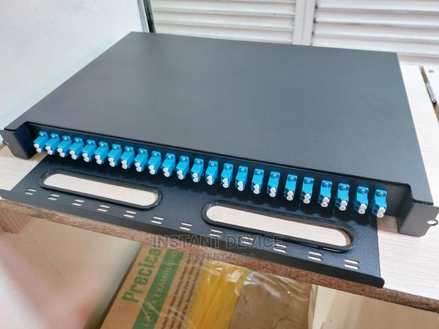 Loaded LC 48-Core ODF Fiber Patch Panel - main view