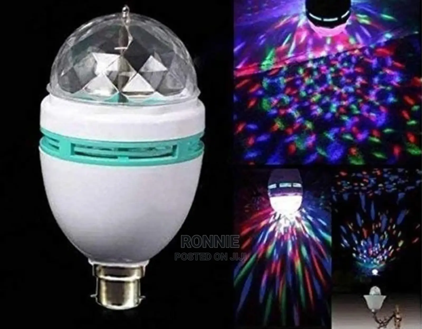 5w 270lumen Multicolored Disco Light LED Rotating Party Bulb