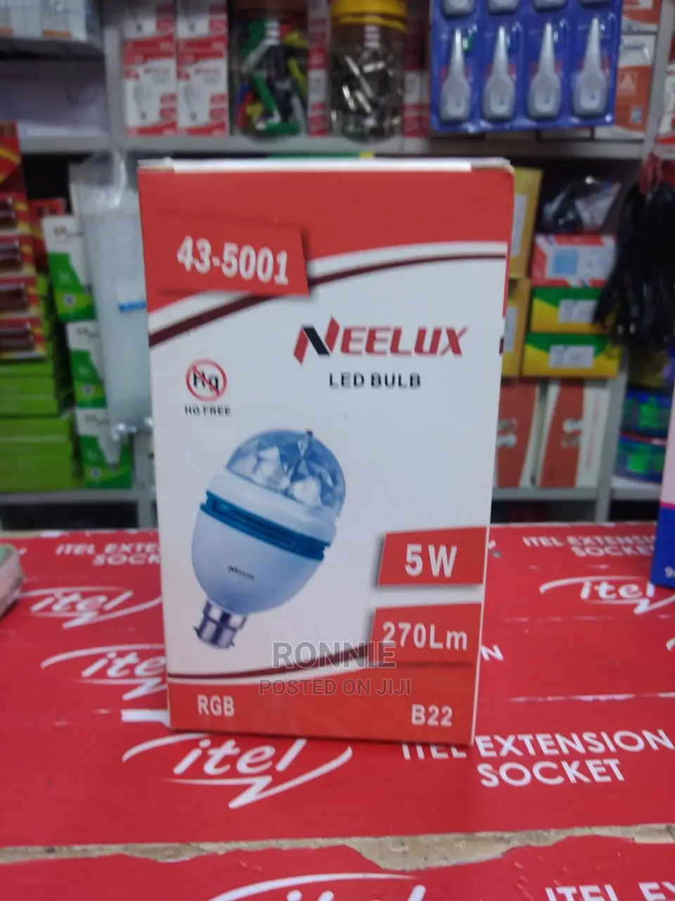 Rotating Disco LED Light Bulb 5w 270 Lumens Party