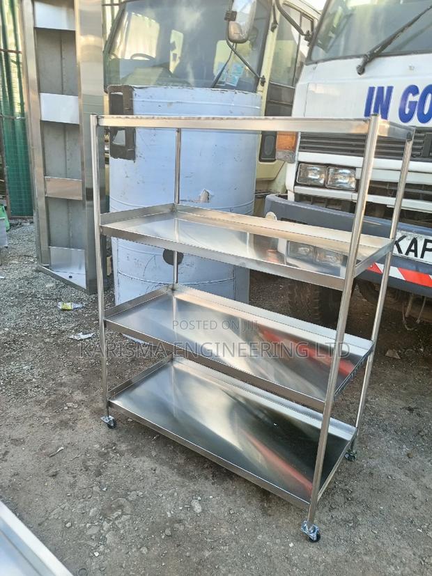 Stainless Steel Kitchen Rack, Storage Rack - thumbnail 3