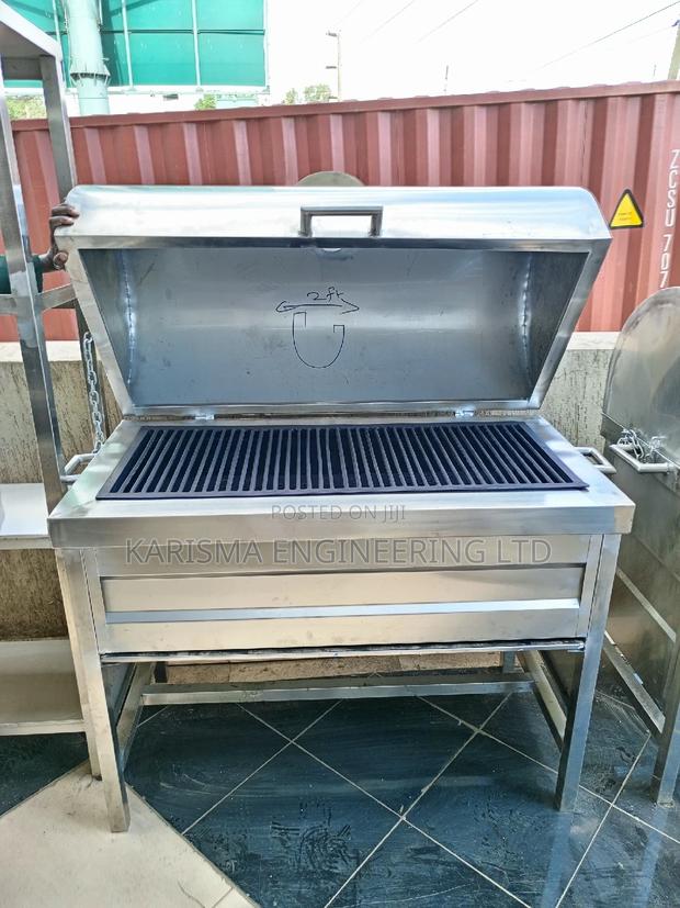 Stainless Steel BBQ Choma Grill - main view