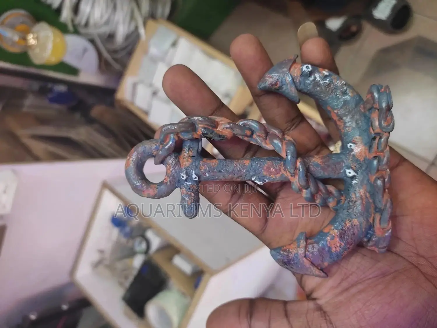 Fish Boat Anchor, Aquarium Accessories