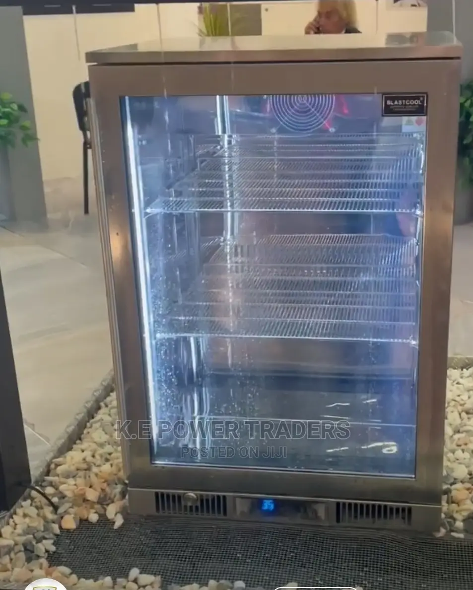 Essential 65 Litre Glass Door Fridge