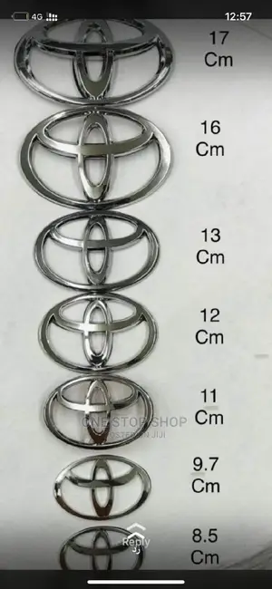 Different Sizes Grill Replacement Toyota Logos