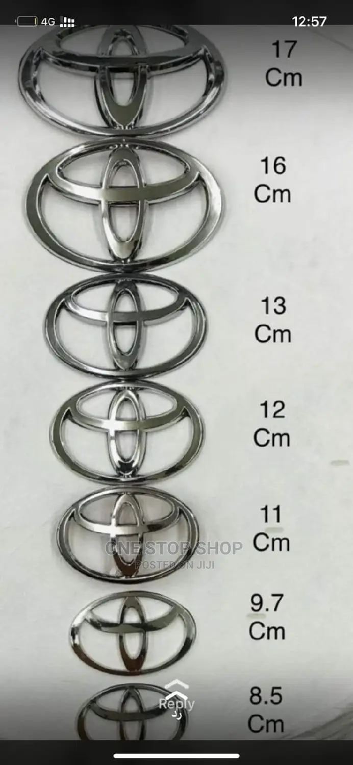 Different Sizes Grill Replacement Toyota Logos
