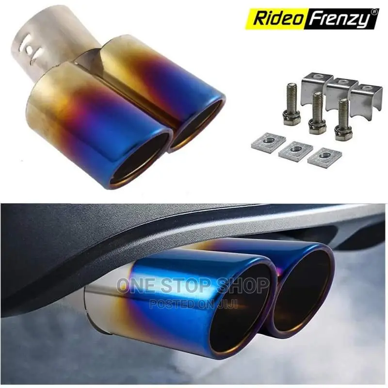 Double Exhaust Burnt Blue Sportish Style
