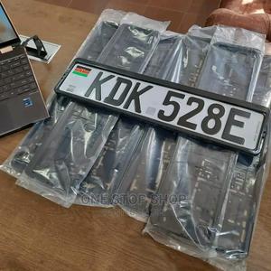 Digital 2oblong Black Number Plates Holder 4 New Generation - thumbnail 2